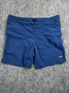 Patagonia Boys Blue Mesh Lined Swim Trunks Board Shorts Youth Size Large